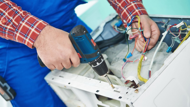 Derince Profilo Profilo çamaşır makinesi kart tamiri – Su almama arızası orijinal parça ile giderildi. - Teknik servis örneği
